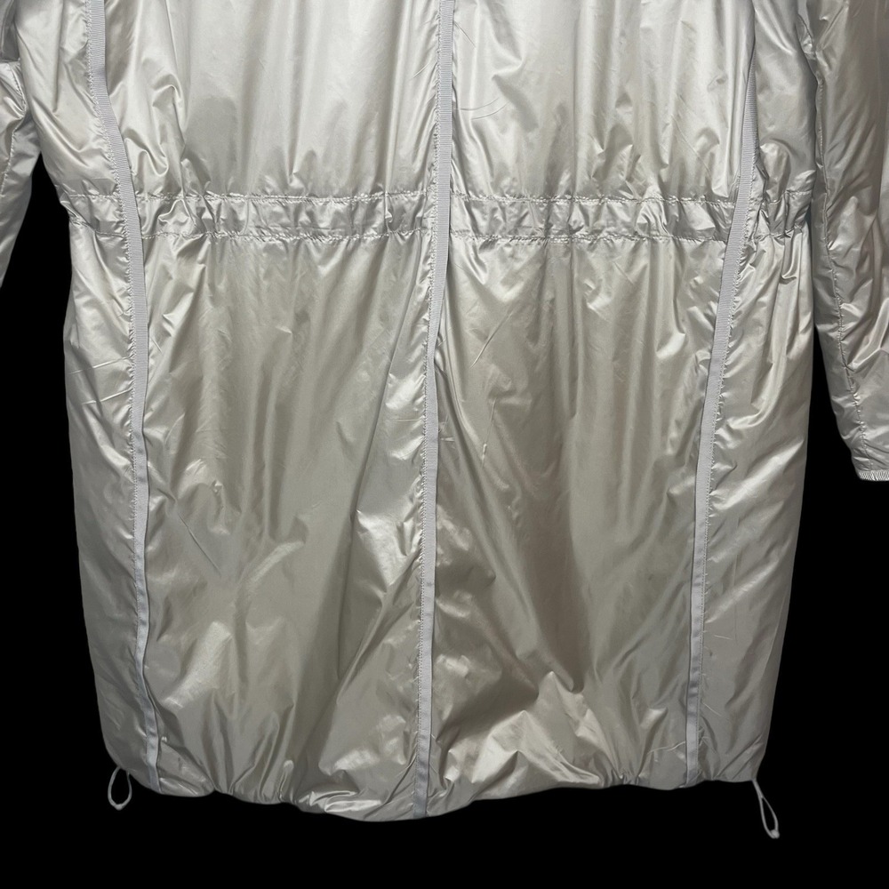 Athleta Summit Parka Jacket Coat Women's L Soft Gold Packable Lightweight - Picture 6 of 11
